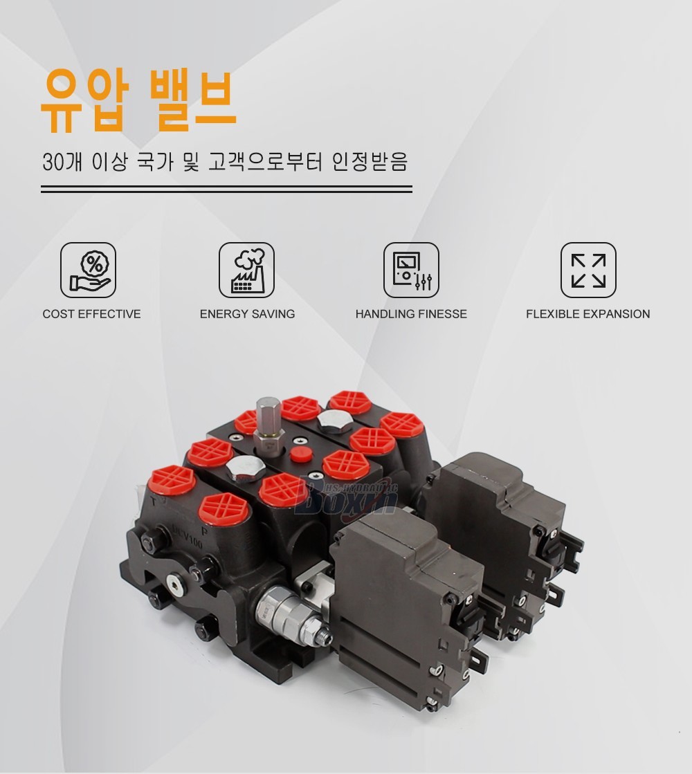 High Quality DCV100EMA-YT-JYT-J-K 2 Spool Directional Control Valve with Electric Motor